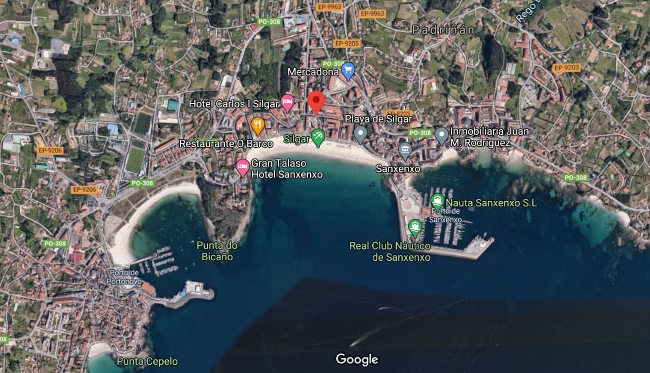 Desconectaengalicia Castelao, 50M Playa Silgar Διαμέρισμα Sanxenxo Εξωτερικό φωτογραφία