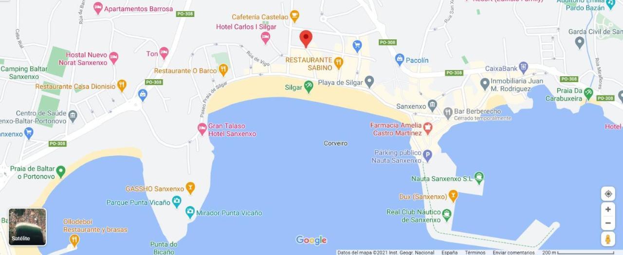 Desconectaengalicia Castelao, 50M Playa Silgar Διαμέρισμα Sanxenxo Εξωτερικό φωτογραφία
